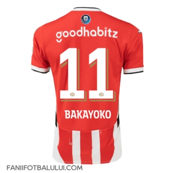 PSV Eindhoven Johan Bakayoko #11 Tricou Fotbal Replică 2024-25 Barbati Acasa